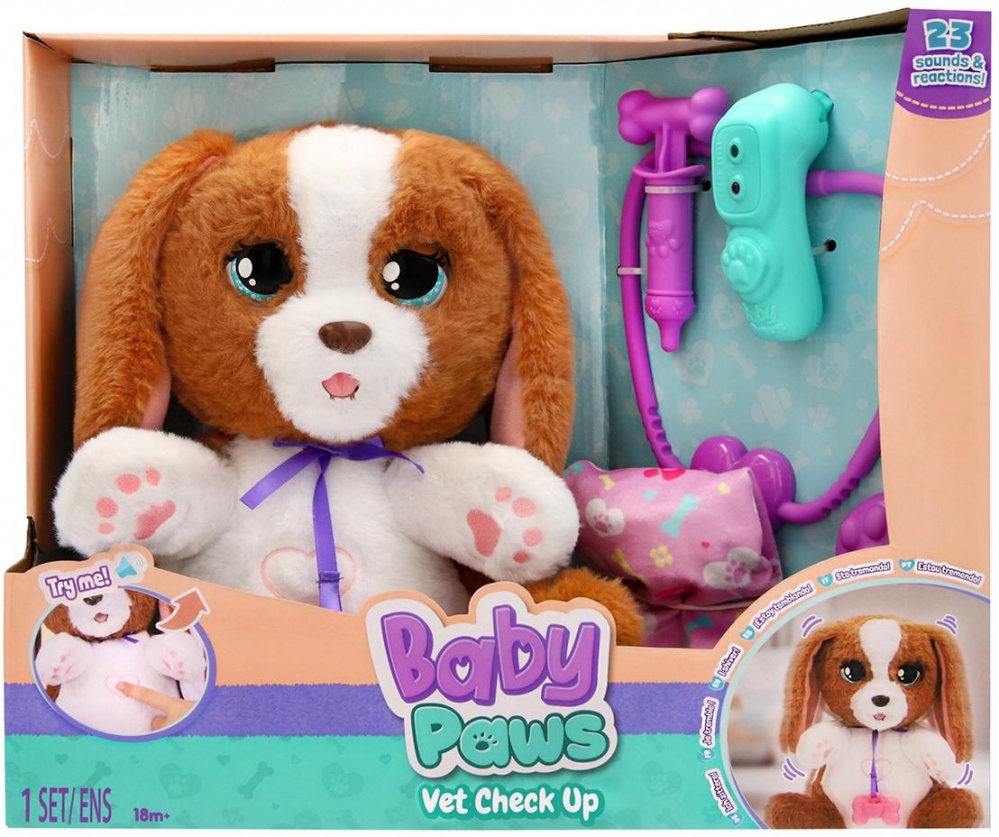 Іграшка інтерактивна Baby Paws Цуценя у ветеринара 927681IM
