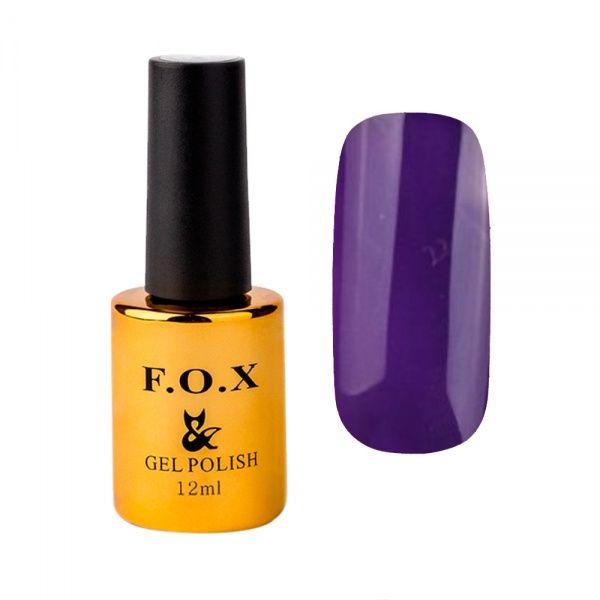 Гель-лак для нігтів F.O.X Gold Pigment фіолетовий 12 мл 