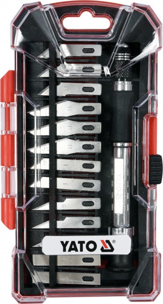 Ніж будівельний YATO прецизійний з тримачем YT-75140