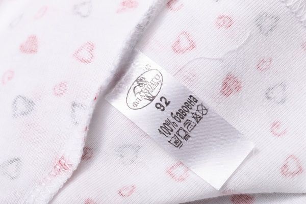 Нічна сорочка Фламінго Сердечки р.104 біло-рожевий 000-010 