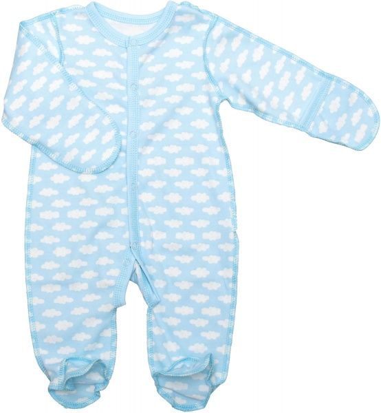 Комбінезон дитячий для хлопчика Маленькие люди тучки 9201-110 р.62 блакитний 