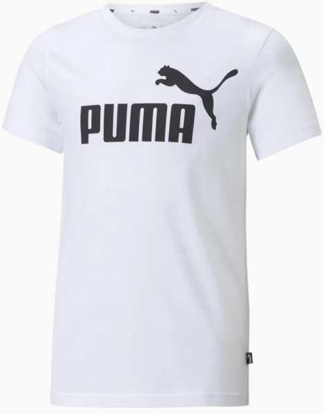 Футболка Puma ESS Logo Tee 58696002 р.164 білий