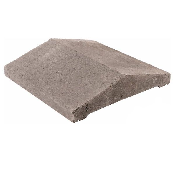 Крышка на столб Кая 400x400x60 мм черный Моноліт-Брук 