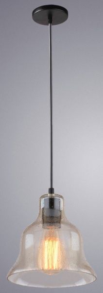 Підвіс Arte Lamp Amiata A4255SP-1AM 1x40 Вт E27 бурштиновий 