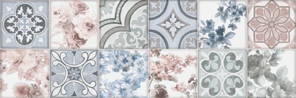 Плитка Cifre Pure адріана колд декор 25x75 