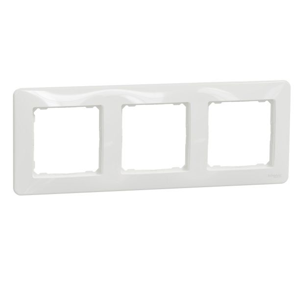 Рамка тримісна Schneider Electric Sedna Design універсальна білий SDD311803
