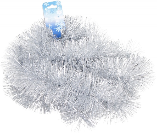 Дождик новогодний элит 10 3 м серебристый