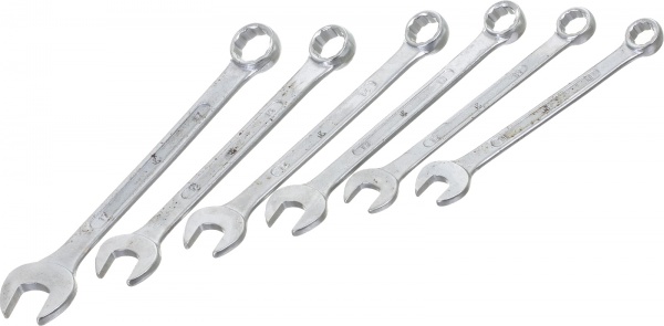 Набір ключів накидних ВІЗ 6 шт в сумці 11146