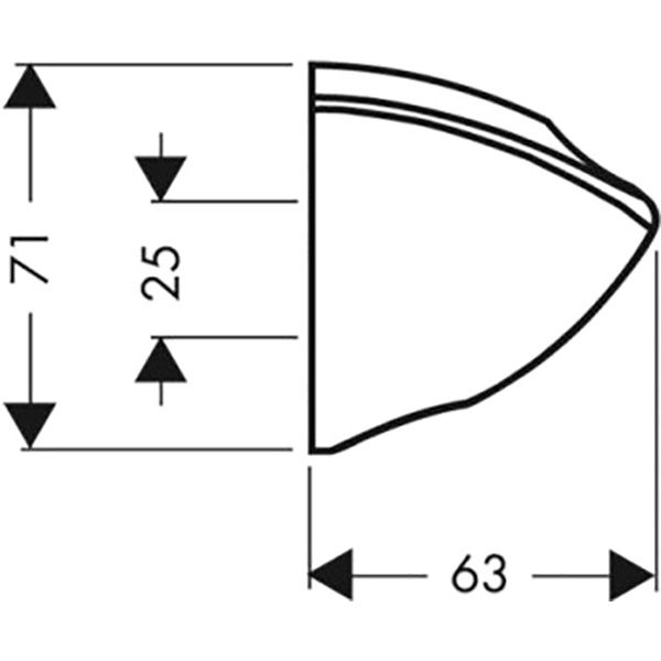Держатель лейки Hansgrohe Porter’C 27521000