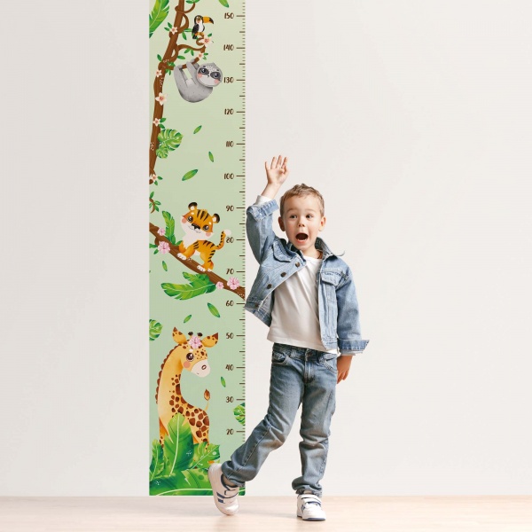 Ростомір Lipastick Тропічне листя з тваринками 155 см 7190420221