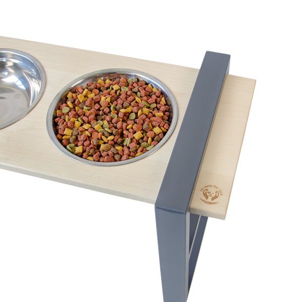 Миска подвійна 10 центів для Джека №1 L/XL 2х1250 мл графіт