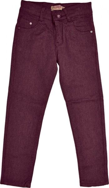 Джинсы CEMIX р.110 бордовый 6001 