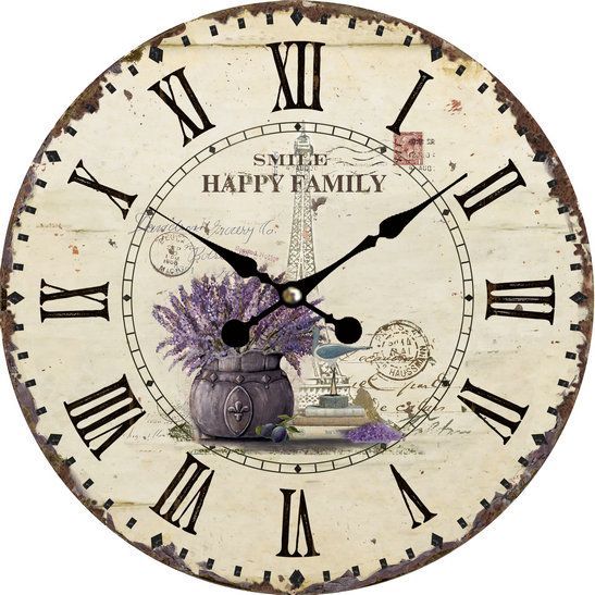 Часы настенные Lavender 33,8 см