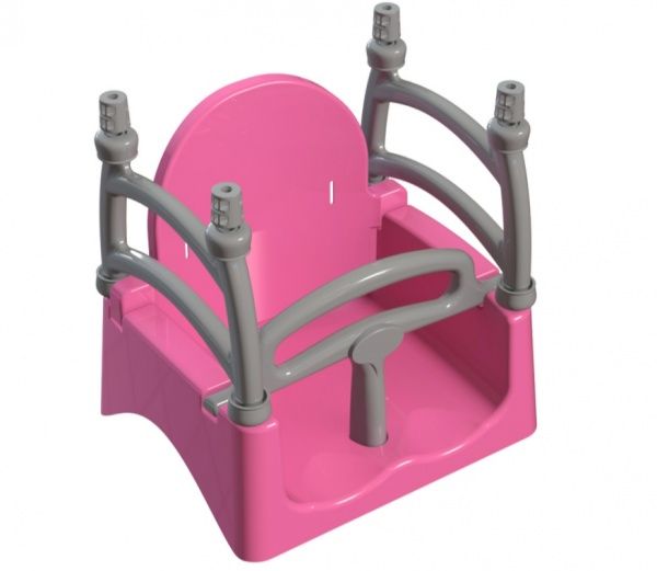 Гойдалка Doloni рожево-сіра 0152/8