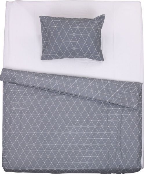 Комплект постельного белья Rhombus 1,5 серый UP! (Underprice) 