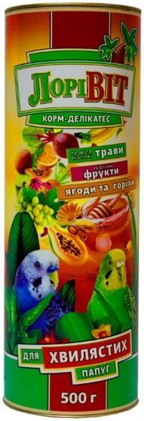 Корм Лорі ВІТ деликатес для волнистых папугаев 500 г