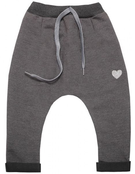 Штани дитячі Габбі Горошки р.74 антрацит BR-19-28 