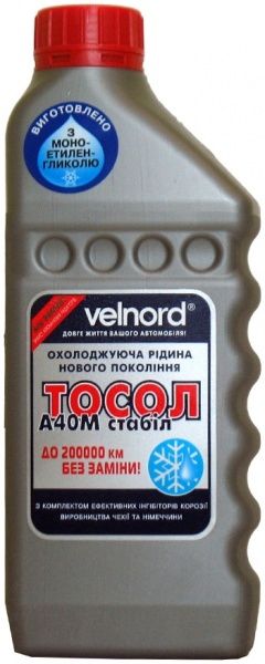 Тосол Velvana А-40М Стабіл 1л синій 