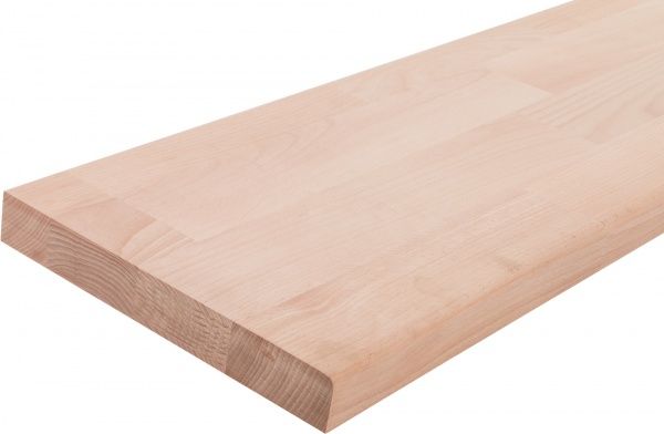 Сходинка букова 1000x300x40 мм категорія В 108390