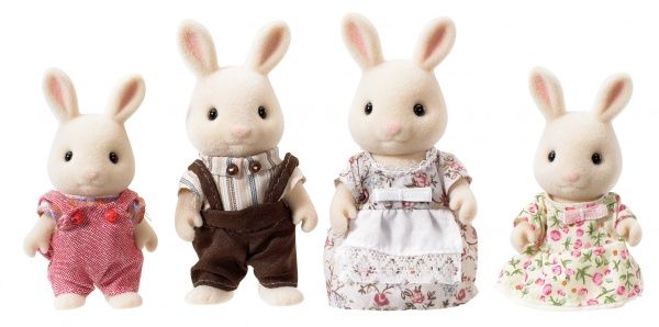 Игровой набор Sylvanian Families Семья Молочных Кроликов 