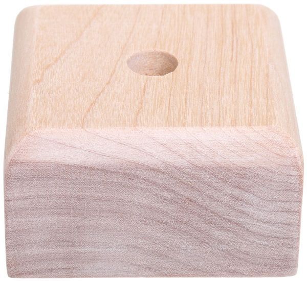 Мебельная ножка 55х55х30 мм без лаку 