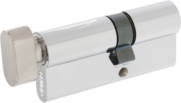 Цилиндр Bruno 40024 40x40 ключ-вороток 80 мм хром