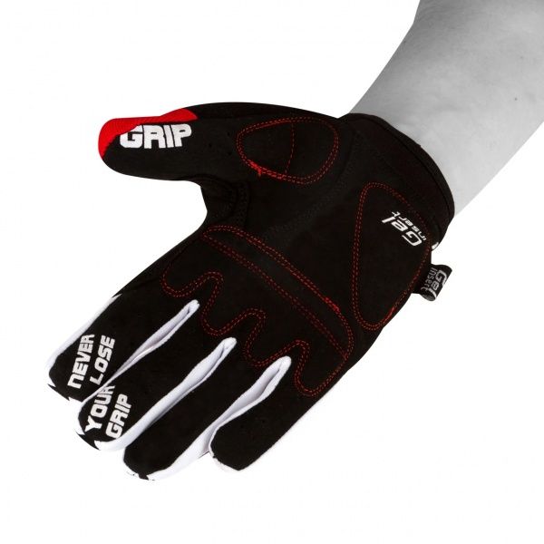 Рукавички PowerPlay 6588_M_Black/White р. M чорний із білим