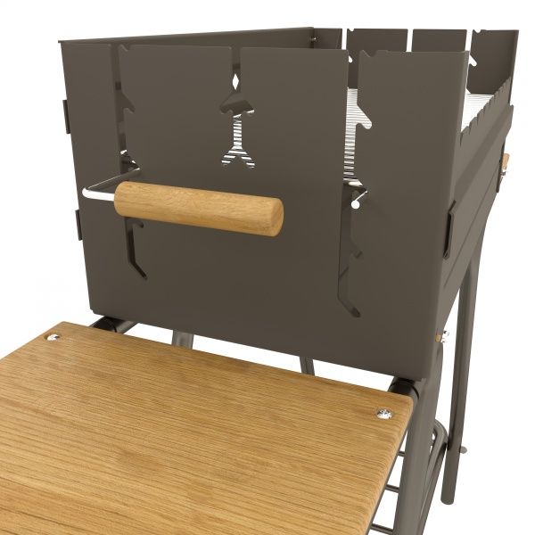 Мангал-барбекю Mousson на колесах