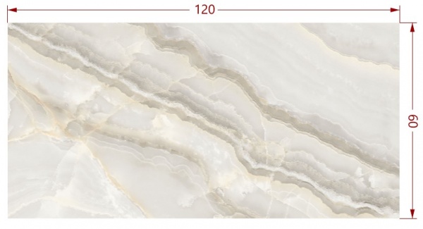 Плитка Cerossa Ceramica Lampadusa Grey 120x60 