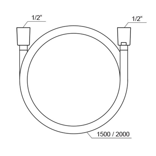 Шланг для душа Ravak 914.00 (X07P338)