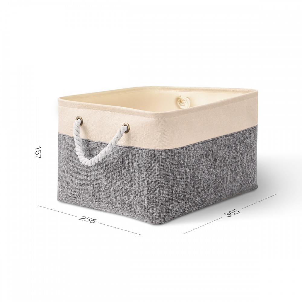 Ящик для зберігання MVM TH-10 M GRAY/BEIGE 170x350x250 мм