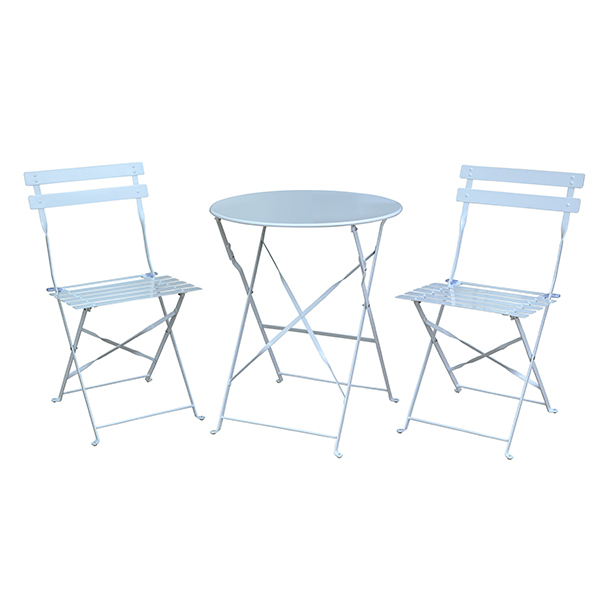 Комплект металлической мебели Бистро белый