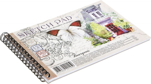Альбом для ескізів А5 12 аркушів Bourgeois