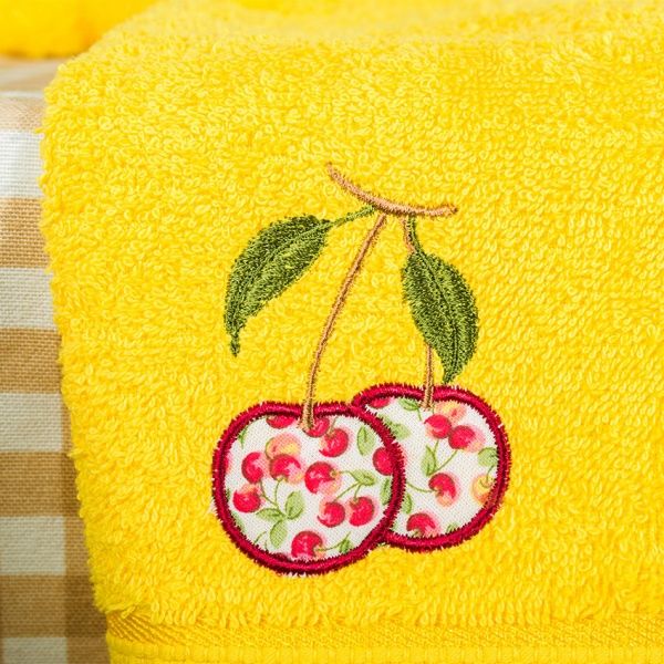 Набор салфеток Вишни 40x70 см желто-зеленый IDEIA 