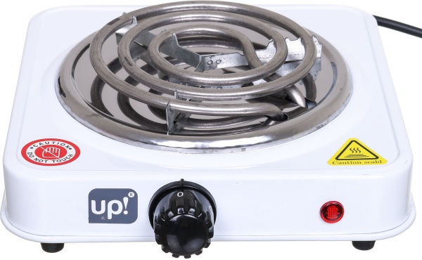 Плита электрическая настольная UP! (Underprice) UPWLI-1S-1,0-W белый 
