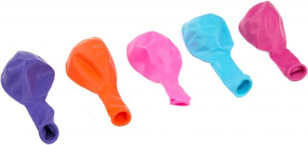 Кульки повітряні Ві та Ві Асорті 27 см різнокольоровий 5 шт.