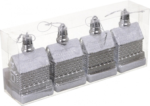 Набор елочных шаров Комплект № 35 d 60 мм 4 шт./уп.