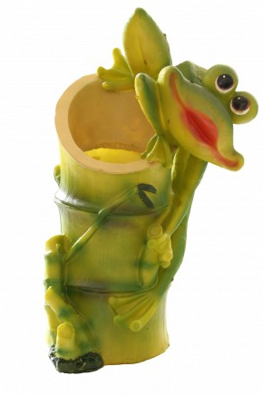 Кашпо Оріана-Запоріжкераміка Жабка фігурний 0,2 л зелений (110-0-040) 