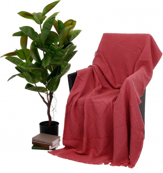 Плед Agadir 130x170 см червоний La Nuit 