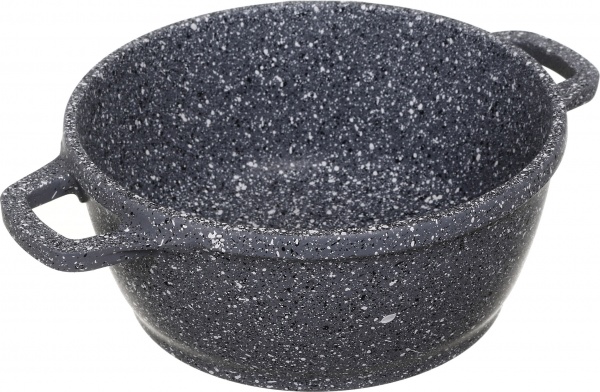 Кастрюля 20 см 2 л с антипригарным покрытием Гранит Грей К206РС Biol