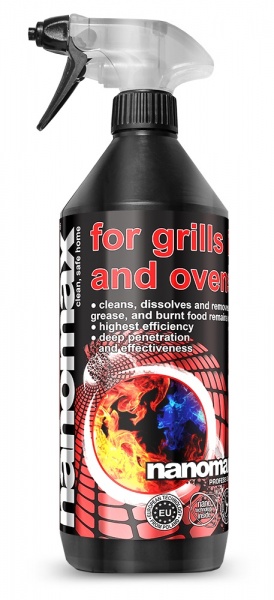 Очищувальний засіб Nanomax PRO для для духовки, каміну і грилю 1 л
