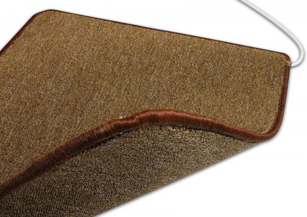 Коврик Solray с подогревом 530x630 мм коричневый 66 Вт