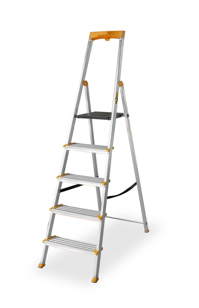 Лестница-стремянка Drabest PRO MAX 5 (DR-AL-D5-MAX) с органайзером