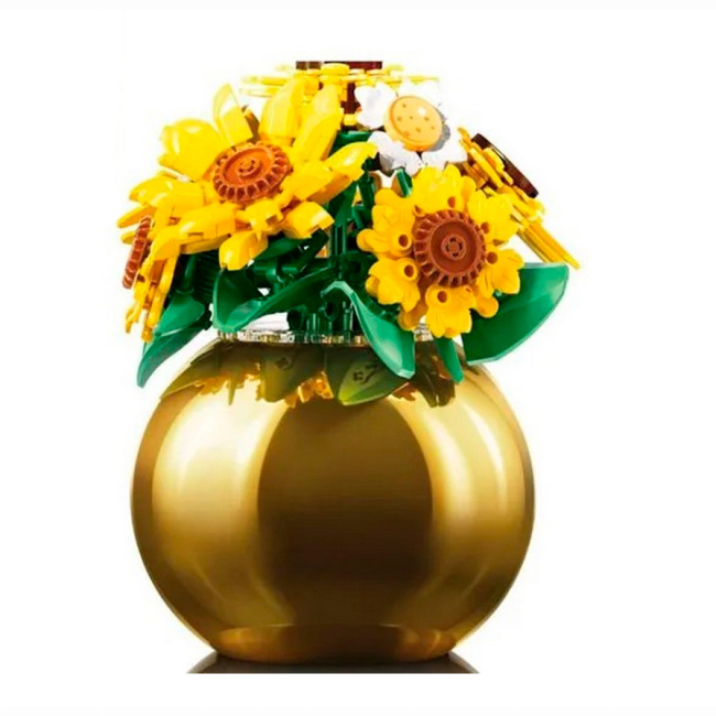 Конструктор Sluban Цветы в вазе подсолнухи M38-P8062
