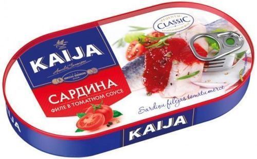 Консерва Kaija Сардина филе в томатном соусе 170 г