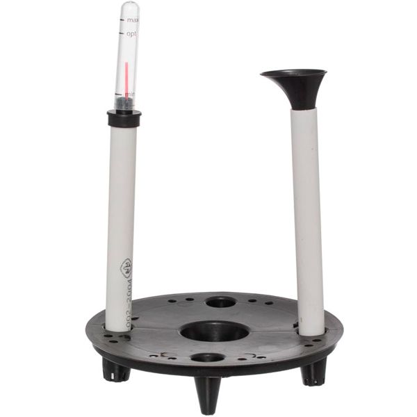 Горшок пластиковый Алеана Ротанг круглый 2,1л кремовый 