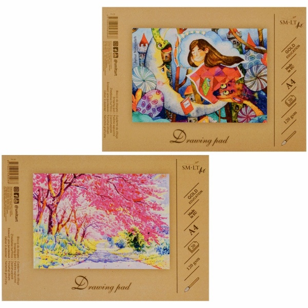 Склейка для рисунку Smiltainis А4 PS-20 