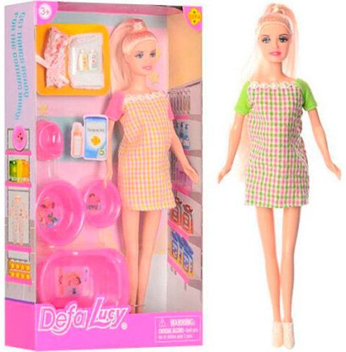 Лялька Defa 8350 вагітна аксесуари В асортименті