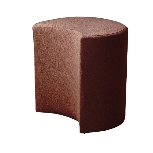 Пуф Марбет Полумесяц 400x400x240 мм Malaga №04 коричневый 