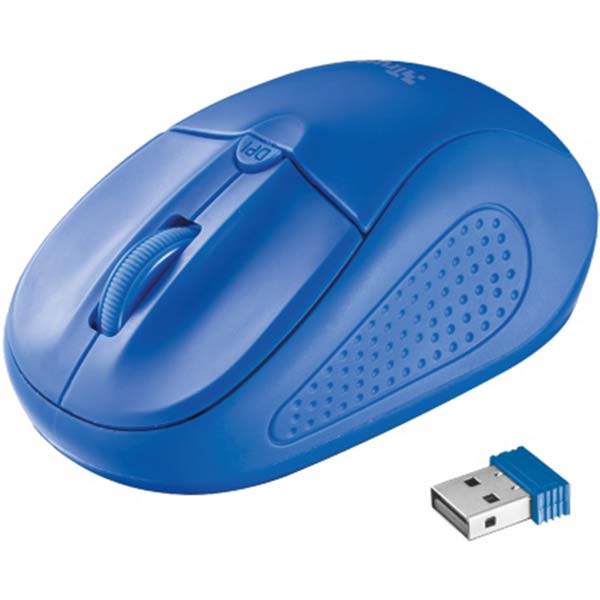 Миша бездротова Trust Primo Wireless Mouse blue